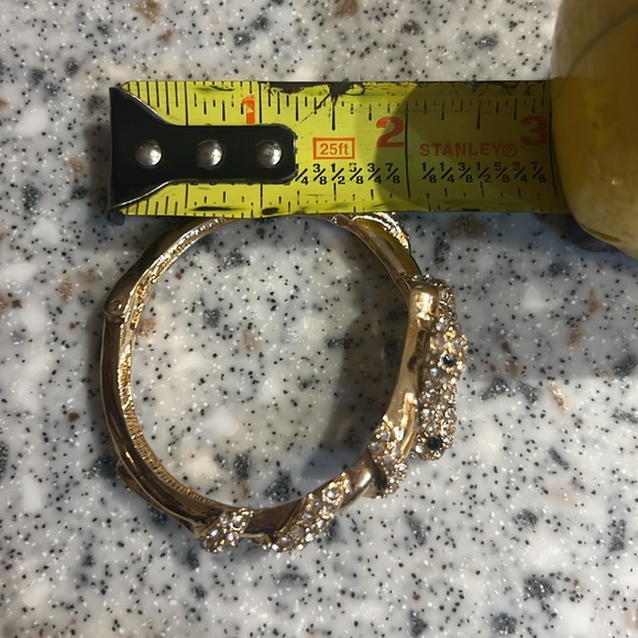 Gold-Plated Rhinestone Snake Set - Picture 12 of 12